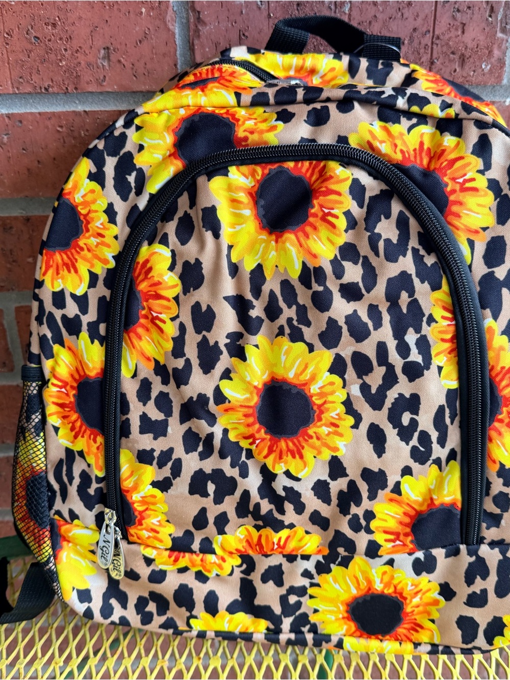 NWT Sunflower Leopard Print Backpack - Yellow/Black